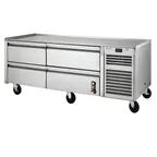 image of Montague Company RB-72-SC-G 72" Heavy Duty Glycol Refrigerated Chef Base w/ 4 Drawers