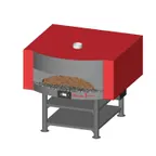 image of Marra Forni MS71-59G Wood / Coal / Gas Fired Pizza Oven w/ Brick Deck, Touchscreen Control