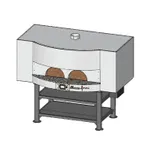image of Marra Forni MS83-31G Wood / Coal / Gas Fired Pizza Oven w/ Brick Deck, Touchscreen Control