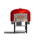 image of Marra Forni RT90G Neapolitan Gas Fired Pizza Oven w/ 35.43" Rotating Brick Deck, 2 Turbo Burners