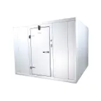 image of Mr.Winter MRW6X10CFRHHP 6' X 10' Indoor Walk-In Cooler with Floor, Self-Contained