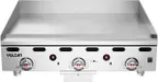 image of Vulcan MSA36 36" Countertop Gas Griddle, Snap-Action Thermostat, 24" Deep, 81.000 BTU