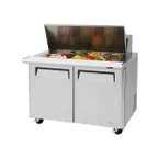 image of Turbo Air MST-48-18-N 48" Mega Top Sandwich/Salad Prep Table w/ 2 Doors, 18 Pans