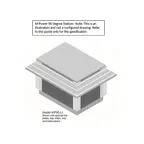 image of Multiteria MP90-LI  M-Power™ Island Corner Unit, 90 Degree Left Turn