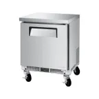 image of Turbo Air MUR-24S-N6 24" 1-Section Undercounter Refrigerator w/ 1 Door, 2.86 cu. ft.