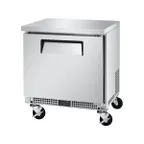 image of Turbo Air MUR-27S-N6 27" 1-Section Undercounter Refrigerator w/ 1 Door, 3.3 cu. ft.