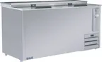 image of MVP Group IBC-65SS Bottle Cooler, 17.2 cu ft, 64"W x 27"D x 35"H, SS, 1/2 hp Side, R-600A, LED