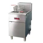 image of IKON IGF-40/40-LP 20" LP Gas Split Tank Freestanding Fryer, 40 lbs. Capacity Per Tank