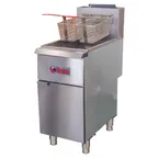 image of IKON IGF-40/50-LP 15" LP Gas Freestanding Fryer w/ Millivolt Thermostat, 55 lbs Capacity