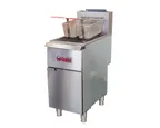 image of IKON IGF-75/80-NG 150,000 Btu Freestanding Natural Gas Fryer, 80 Lb
