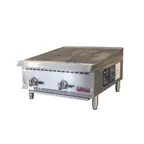 image of IKON IRB-24 24" Countertop Gas Radiant Charbroiler w/ (2) Burners, 70.000 BTU