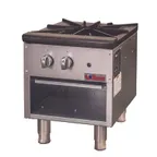 image of IKON ISP-18 18" Gas Stock Pot Range w/ (1) Three Ring Burner, Manual Controls, 80.000 BTU