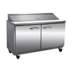 image of IKON ISP48-2D 48" Sandwich / Salad Prep Table w/ 2 Drawers & 1 Door, 12 Pans