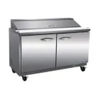 image of IKON ISP61-2D 61" Sandwich / Salad Prep Table w/ 2 Drawers & 1 Door, 16 Pans