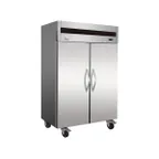 image of IKON IT56F 53-9/10" 2-Solid Door Reach-In Freezer, Top Mounted, Stainless Steel, 49 cu. ft.