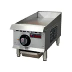 image of IKON ITG-12E 12" Countertop Electric Griddle with 12" x 21" Surface, Thermostatic, 1" Thickness, 208/240v
