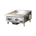 image of IKON ITG-24E 24" Countertop Electric Griddle with 24" x 21" Surface, Thermostatic, 1" Thickness, 208/240v