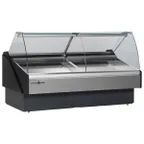 image of Hydra-Kool KFM-SC-80-S 78" Curved Refrigerated Seafood Display Case