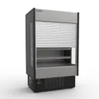 image of Hydra-Kool KGH-ES-50-S 50" Vertical Open Air Merchandiser w/ Electric Shutter, Self-Contained, 4 Shelves, 29.1 cu. ft.