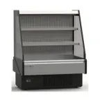 image of Hydra-Kool KGL-OF-50-R 50" Vertical Open Air Merchandiser in Silver & Black, Remote, 2 Shelves