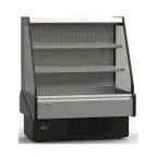 image of Hydra-Kool KGL-OF-60-R 60" Vertical Open Air Merchandiser in Silver & Black, Remote, 2 Shelves