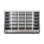 image of Hydra-Kool KGV-MD-5-R 123" Five Door Remote Merchandiser Refrigerator, 94 cu. ft.