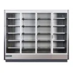 image of Hydra-Kool KGV-MR-4-R 99" Four Door Remote Merchandiser Refrigerator, Rear-Loading, 75.26 cu. ft.