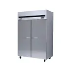 image of Kool-It KTSF-2 53-9/10" 2-Solid Door Reach-In Freezer, Top Mount, 43 cu. ft., Stainless Steel
