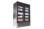 image of Kool-It Signature LX-46FS 54" 2 Glass Door Freezer Merchandiser, Stainless Steel, 43 cu. ft.