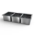 image of NBR Equipment DI-3-101410 Drop-In Sink, Three-Compartment