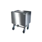 image of NBR Equipment IBM-3618 155 Lbs. Underbar Mobile Ice Bin, Insulated - 36"W x 18-1/4"D x 29"H