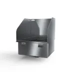 image of NBR Equipment MSF-S24LR 24" Mop Sink, 24"W x 21"L x 10"D Bowl with S.Steel Grating/3 Splashes