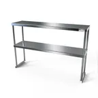 image of NBR Equipment PSMS-1872D Overshelf, Double, 72"W X 18"D X 31-1/4"H, From Surface