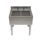 image of NBR Equipment UD-3-101410-36 Premium Underbar Sink Unit, 3 Compartment without Drainboard