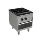 image of Venancio USA PSP181G-CB 18" Gas Stock Pot Range with (1) Three Ring Burner, 90.000 BTU