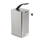 image of Nemco 10961 Condiment Pump Dispenser, 6½"W x 13¼"D x 18¾"H, Steel, 2 Set, Fits 1.5‑Gallon Pouches