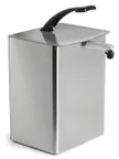 image of Nemco 10972 Condiment Dispenser –10-7/8"W x 13-1/4"D x 18-3/4"H, Stl,NSF, 3‑Gallon Bag, Adj–Single