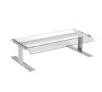 image of Nemco 8045N-CGD Canopy Sneeze Guard, Pass-Through, Flat Top