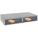 image of Nemco 8250-SBB Bun Box, 35.75"W X 21.25"D X 6.25"H, 60 Bun Capacity
