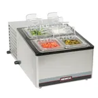 image of Nemco 9010 17" Cold Condiment Station, 4 Pan Capacity