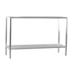 image of New Age 1028 NSF 2-Shelf All Welded Heavy-Duty Aluminum Shelving Unit - 72" x 24" x 48"