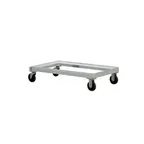 image of New Age 1172 Aluminum Open Frame Double Stack Utility Dolly, 42.5x22.5, 1000 lbs