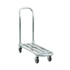 image of New Age 1184 Low Boy Platform Truck, 39"W x 14"D x 7-3/4"H, 1000 lbs, Welded Aluminum