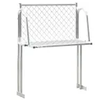 image of New Age 120T NSF Aluminum Table Mounted Boat Rack - 36" x 15"