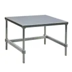 image of New Age 12448GS Mobile Equipment Stand w/ Open Base, 48"Wx24"Dx24"H, 1000-lb. Capacity