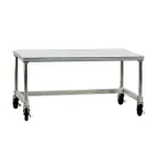 image of New Age 12448GSC Mobile Equipment Stand w/ Open Base, 48"Wx24"Dx24"H, 1000-lb. Capacity