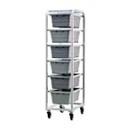 image of New Age 1263 Heavy Duty Aluminum Lug / Dolly Rack w/ 6 Lug Capacity