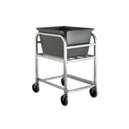 image of New Age 1275 NSF Aluminum Bulk Cart with Gray 2.25 Bushel Capacity