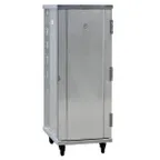 image of New Age 1293 32 Pan Aluminum Mobile End Load Enclosed Sheet Pan Rack w/ 1 1/2" Bottom Load Slides