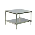 image of New Age 13072GSU Stationary Equipment Stand w/ Undershelf, 72"Wx30"Dx24"H, 1000-lb Capacity